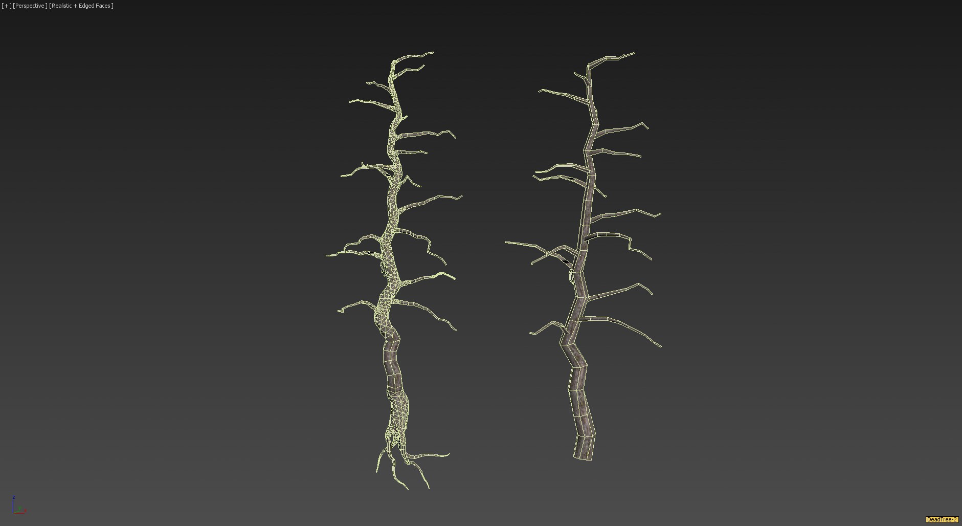 30 Dead Tree Models for Games Low-poly 3D model_31