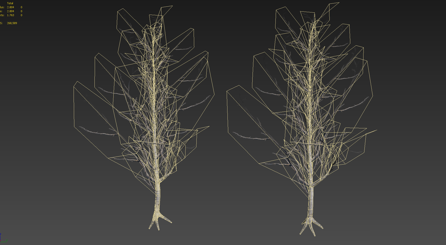 30 Dead Tree Models for Games Low-poly 3D model_59
