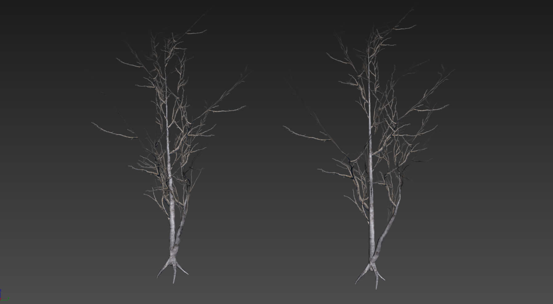 30 Dead Tree Models for Games Low-poly 3D model_42