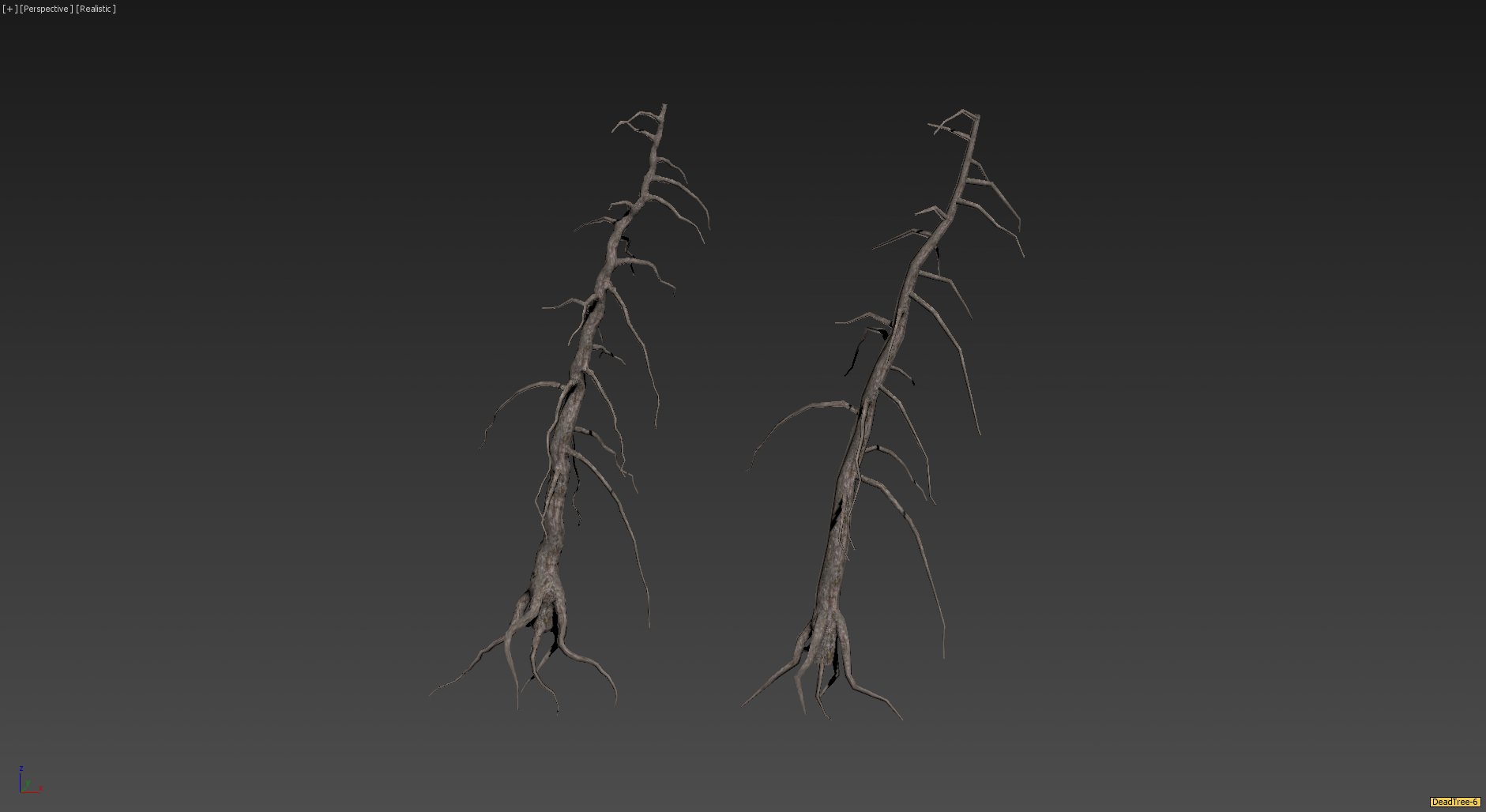 30 Dead Tree Models for Games Low-poly 3D model_23