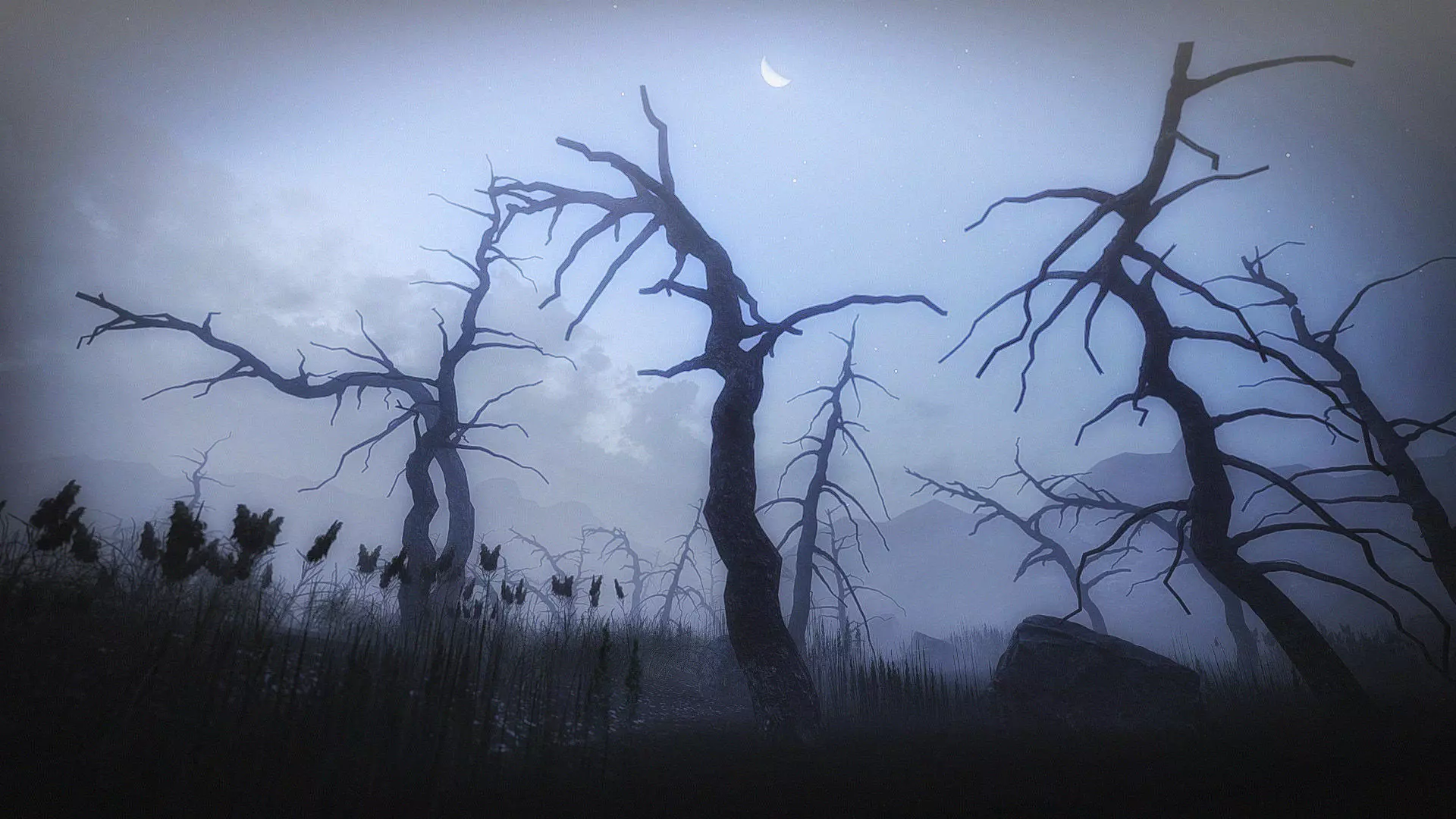 30 Dead Tree Models for Games Low-poly 3D model_0