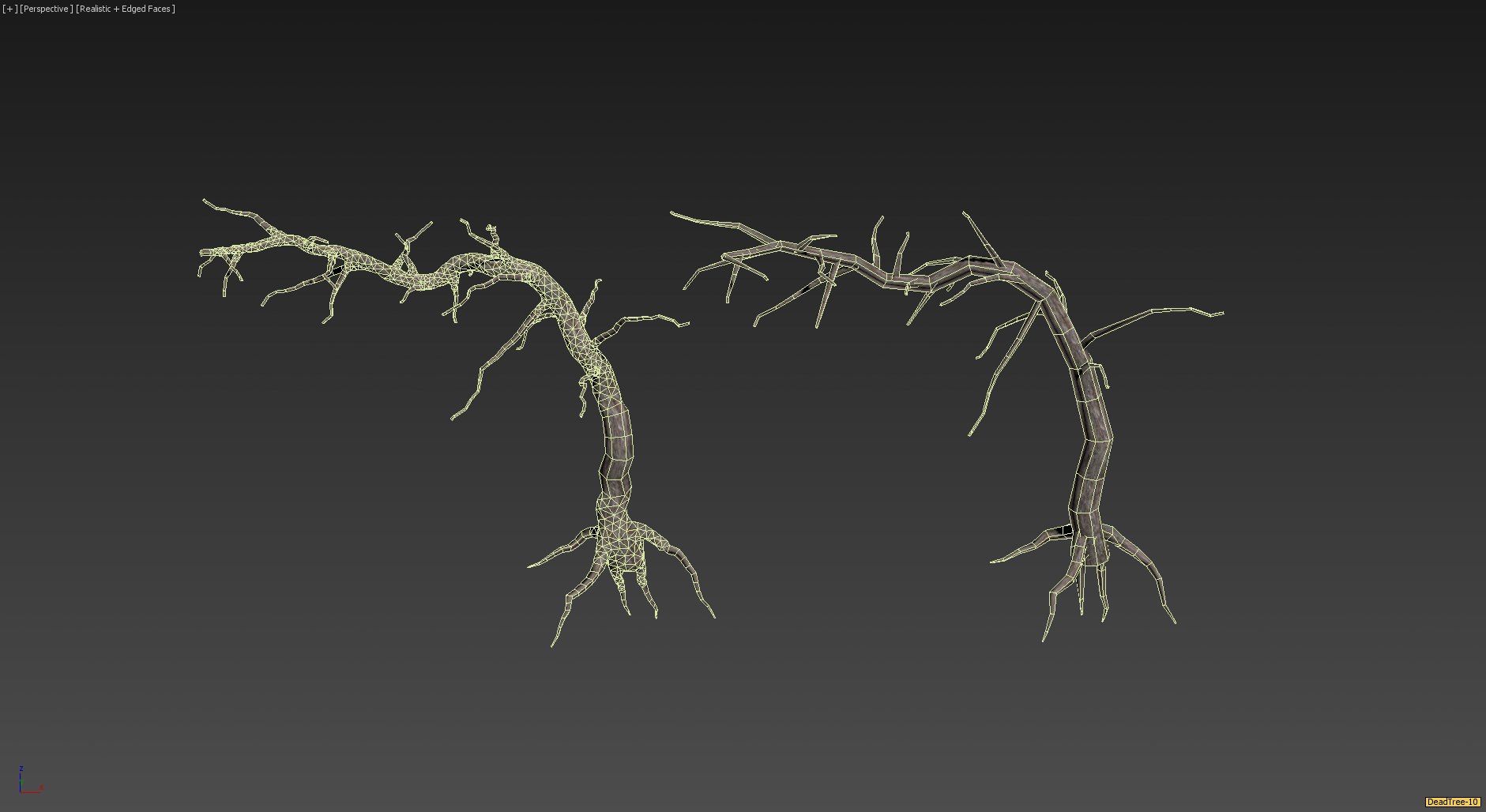 30 Dead Tree Models for Games Low-poly 3D model_16