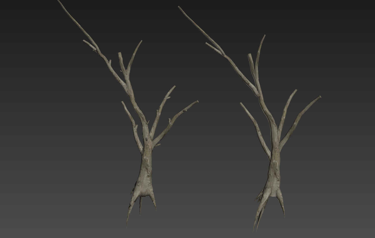 30 Dead Tree Models for Games Low-poly 3D model_49