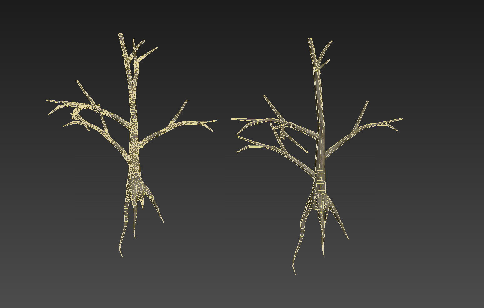 30 Dead Tree Models for Games Low-poly 3D model_41