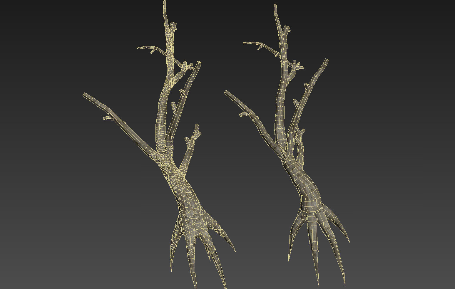 30 Dead Tree Models for Games Low-poly 3D model_56