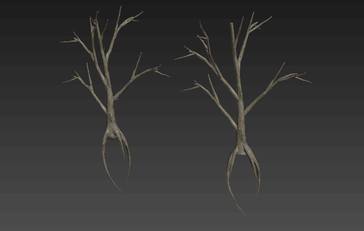 30 Dead Tree Models for Games Low-poly 3D model_46