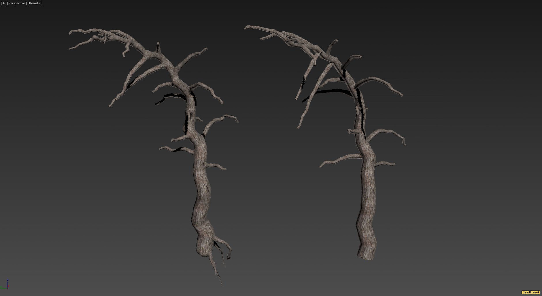 30 Dead Tree Models for Games Low-poly 3D model_27