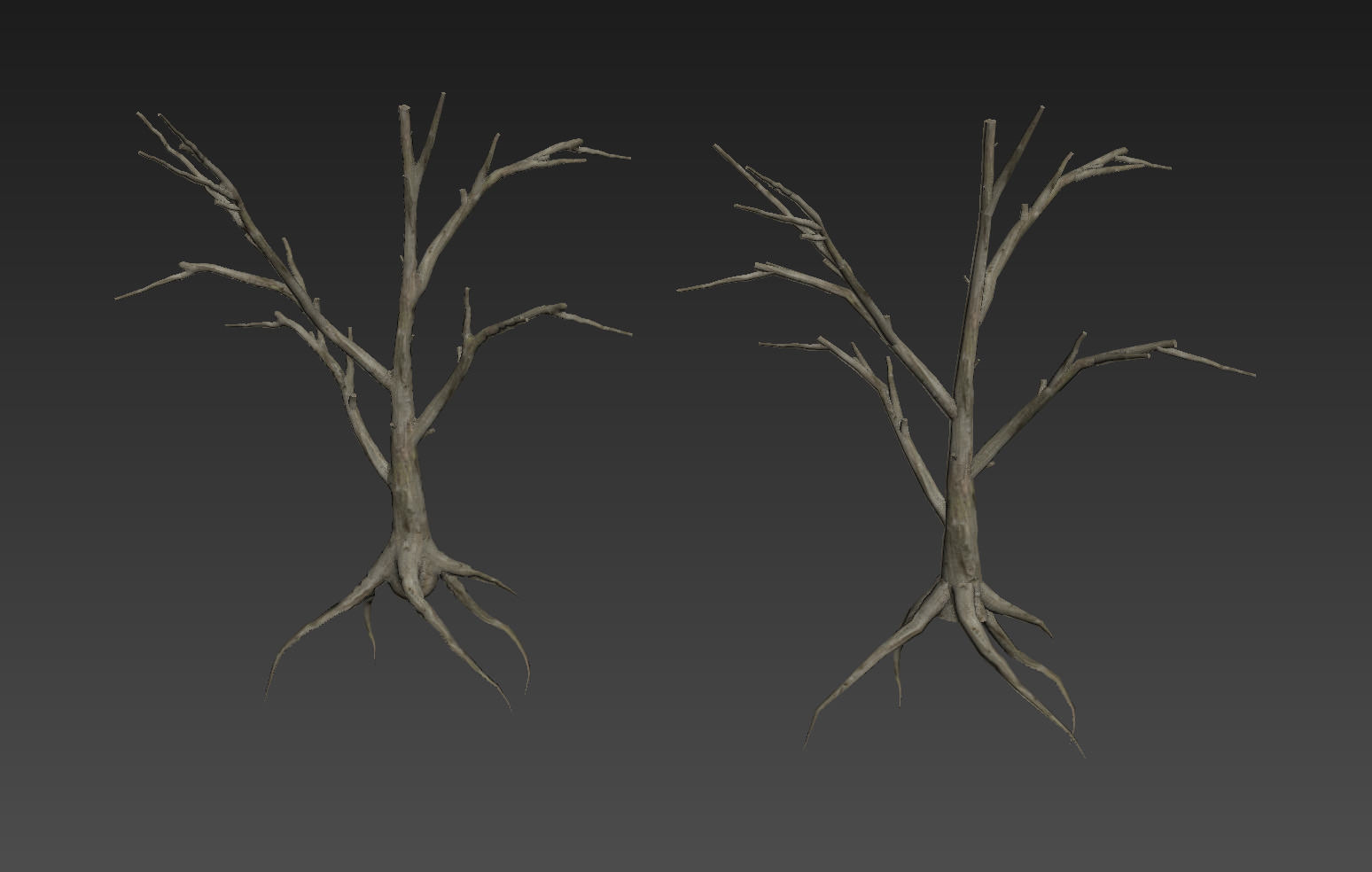 30 Dead Tree Models for Games Low-poly 3D model_36