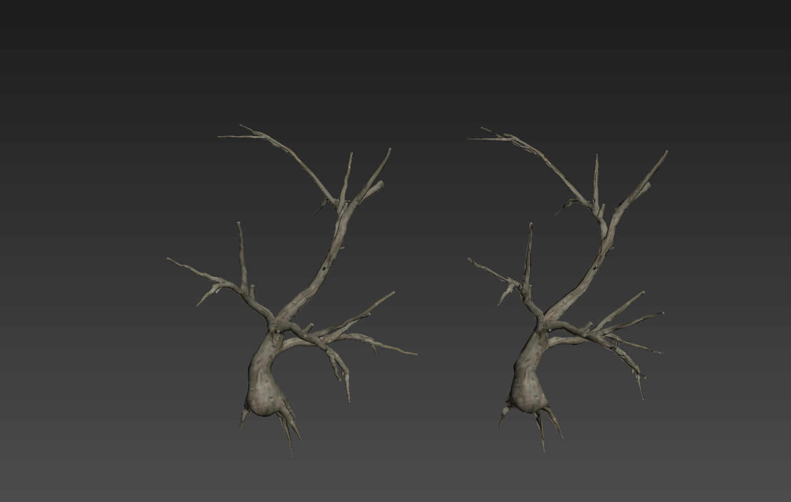30 Dead Tree Models for Games Low-poly 3D model_11