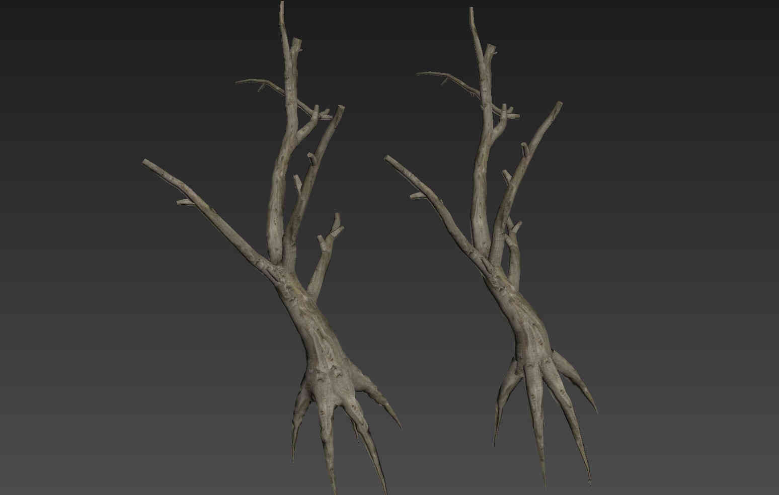 30 Dead Tree Models for Games Low-poly 3D model_54