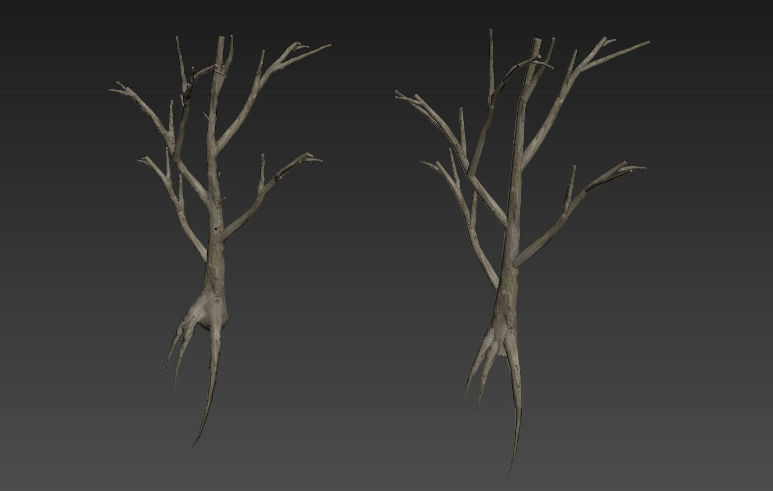 30 Dead Tree Models for Games Low-poly 3D model_43