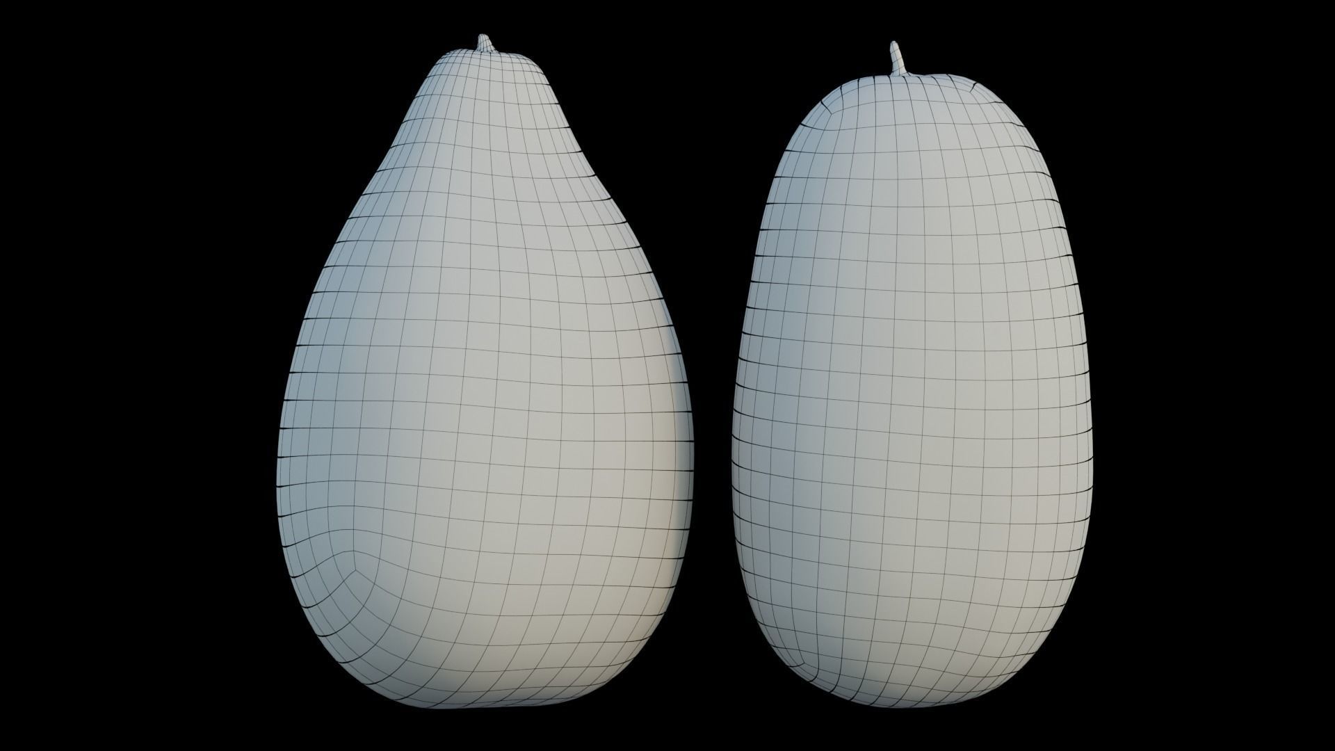 Korean yellow melon 3D model | CGTrader