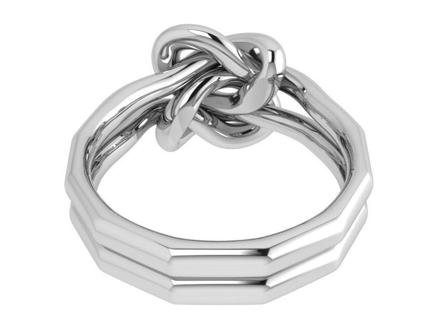 Textured ring 3437 3D print model 3D print model_3