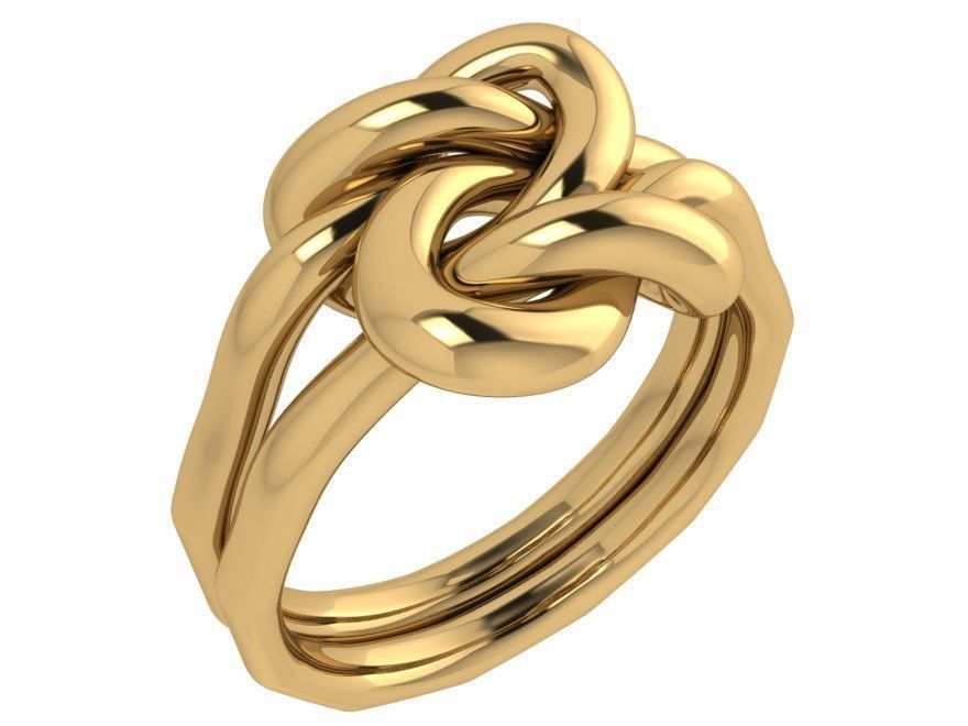Textured ring 3437 3D print model 3D print model_1