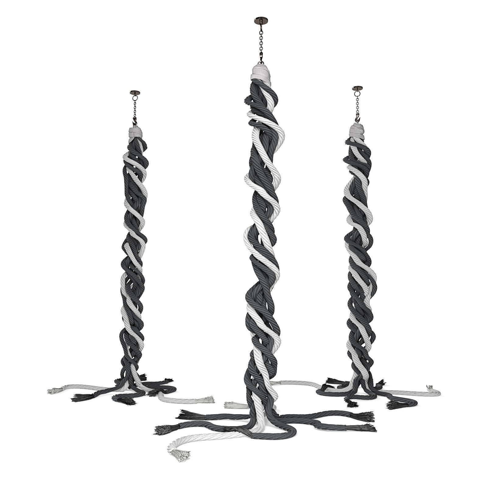 Decorative rope art 3D model CGTrader