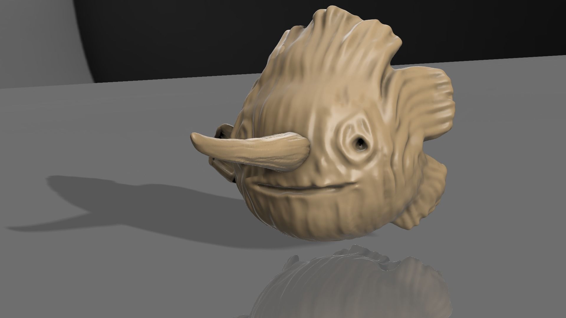 Pinocchio Head 3D model for printing 3D print model_1