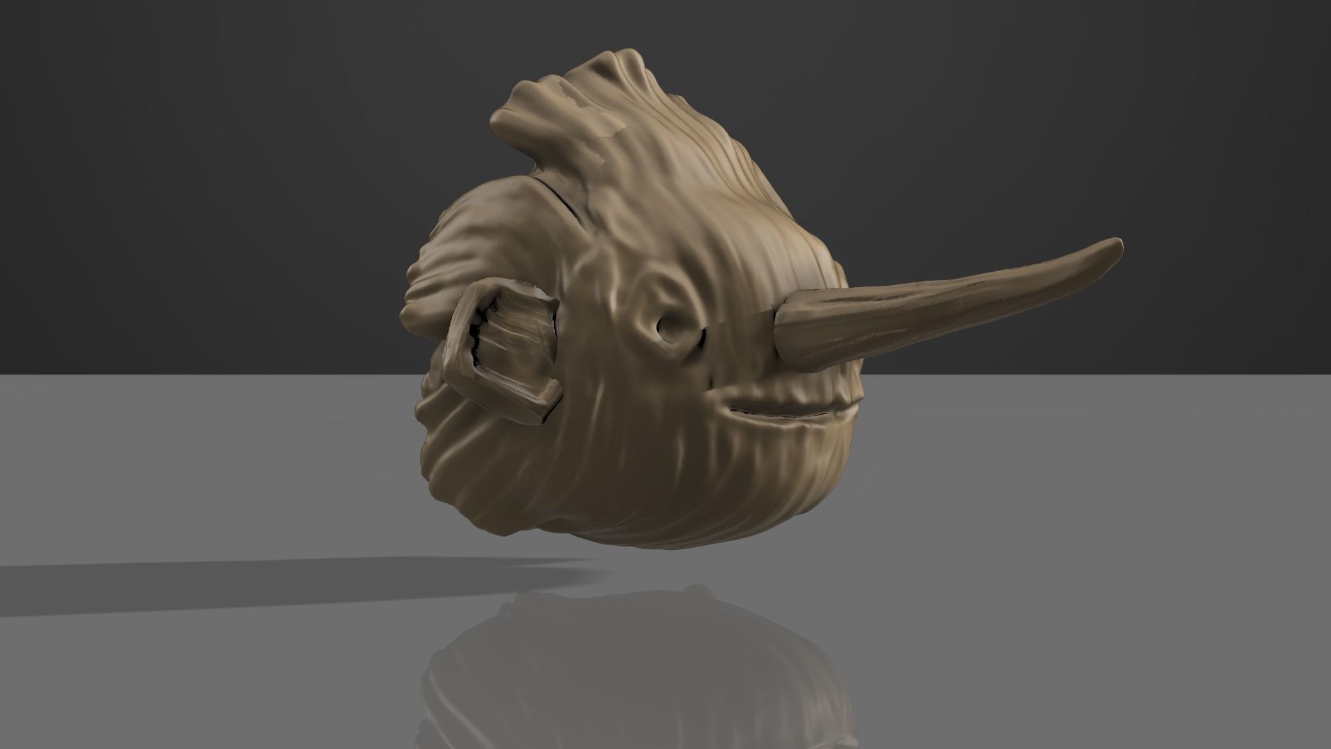 Pinocchio Head 3D model for printing 3D print model_4