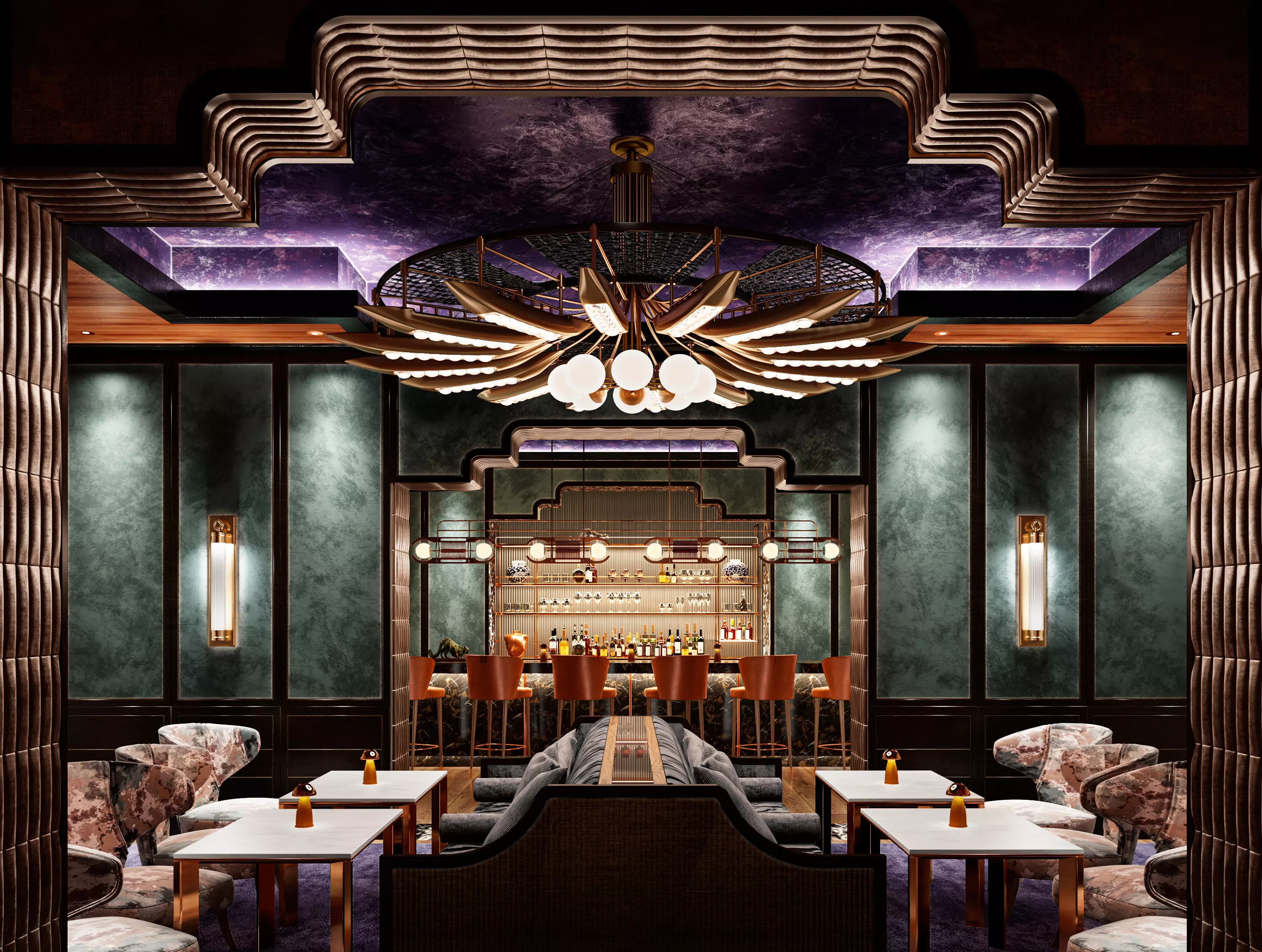 Design of Grand Hotel in Bangkok 3D model_0