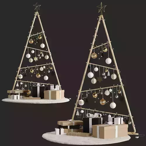 Nordic Christmas Tree and Accessories