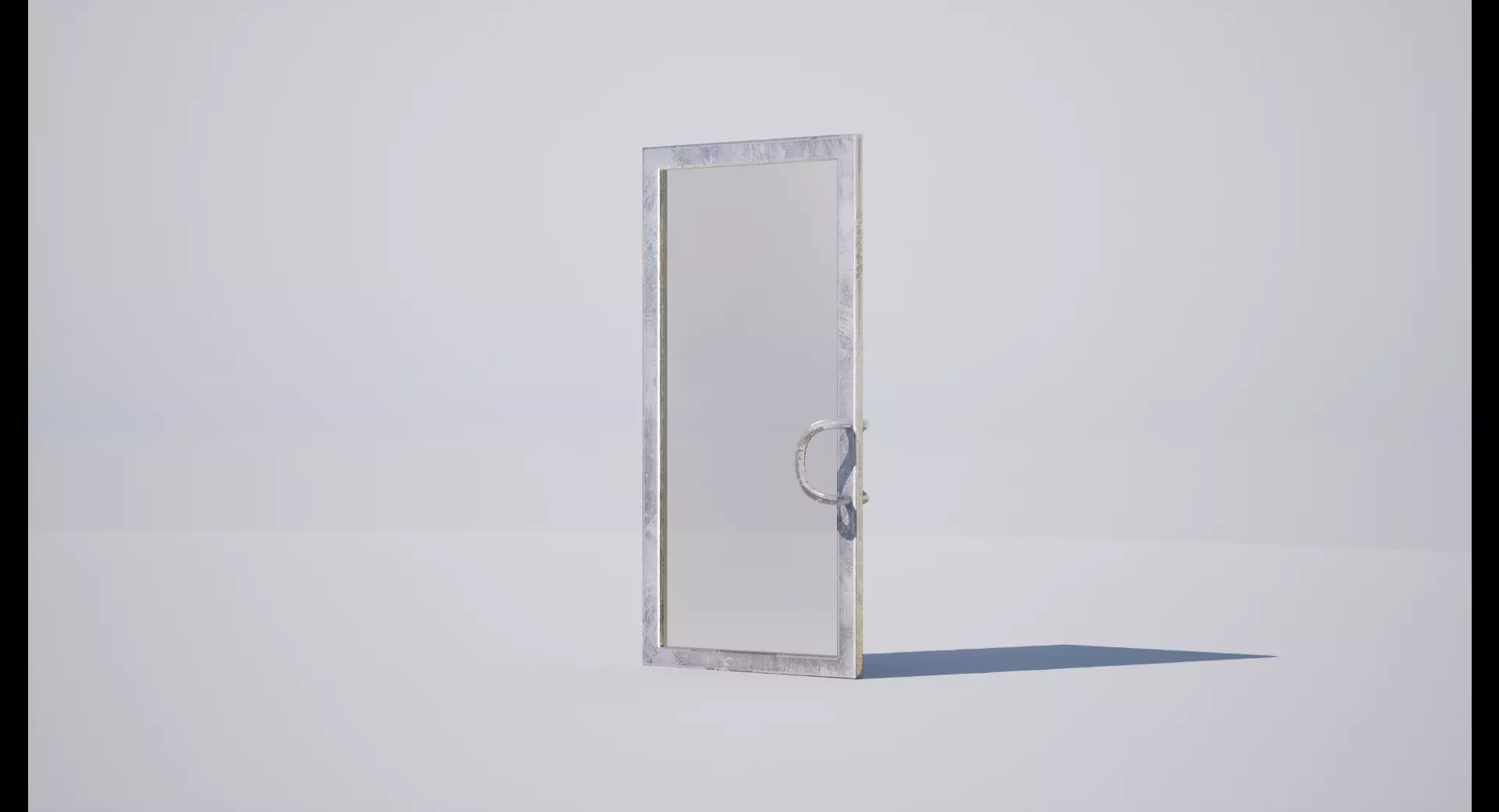 Door Window Low-poly 3D model_0