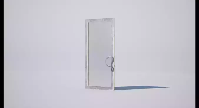 Door Window Low-poly 3D model