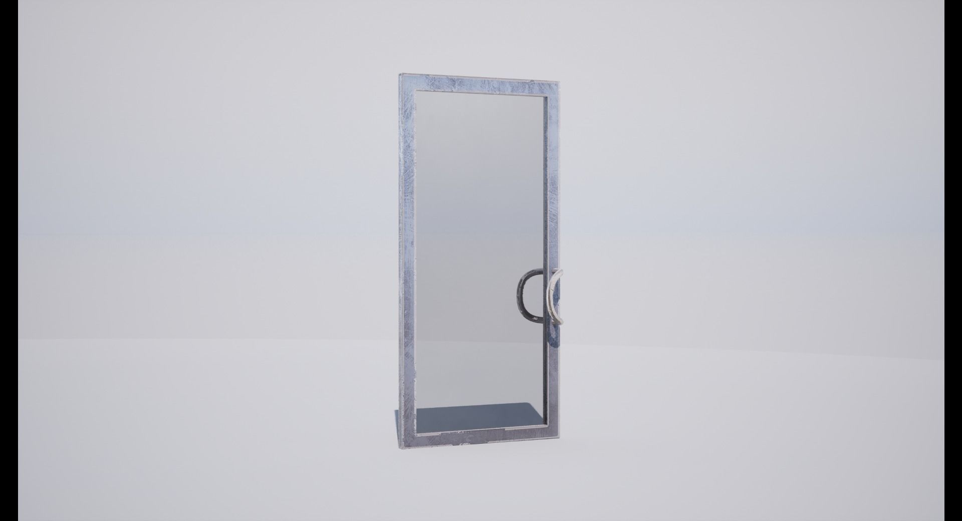 Door Window Low-poly 3D model_4