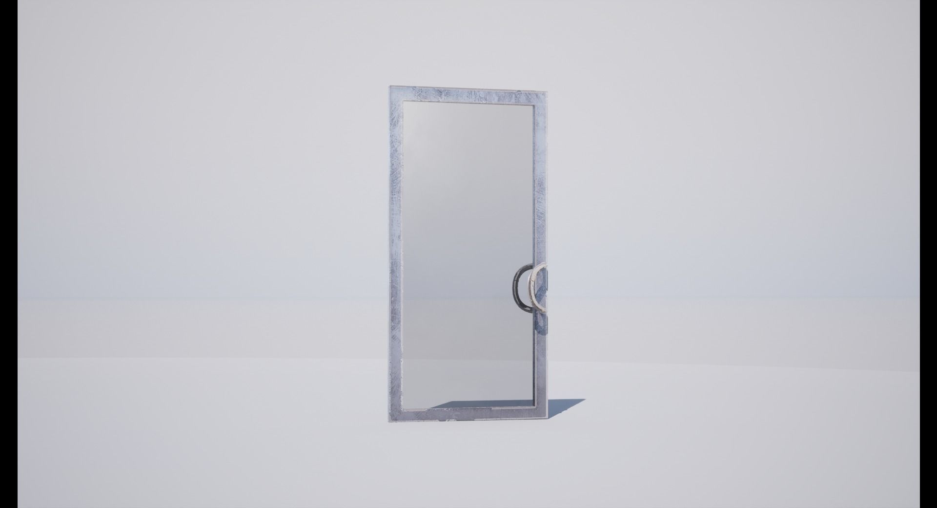 Door Window Low-poly 3D model_2