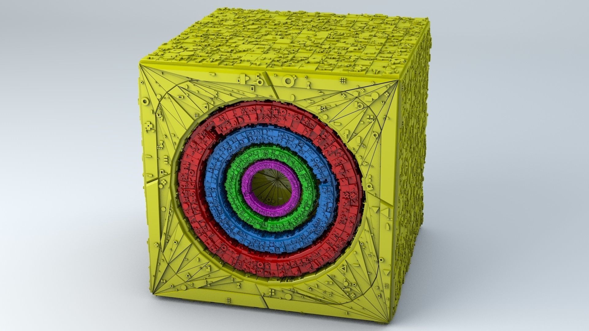 Sci-Fi Shapes The Keeper of the Key 3D model_1