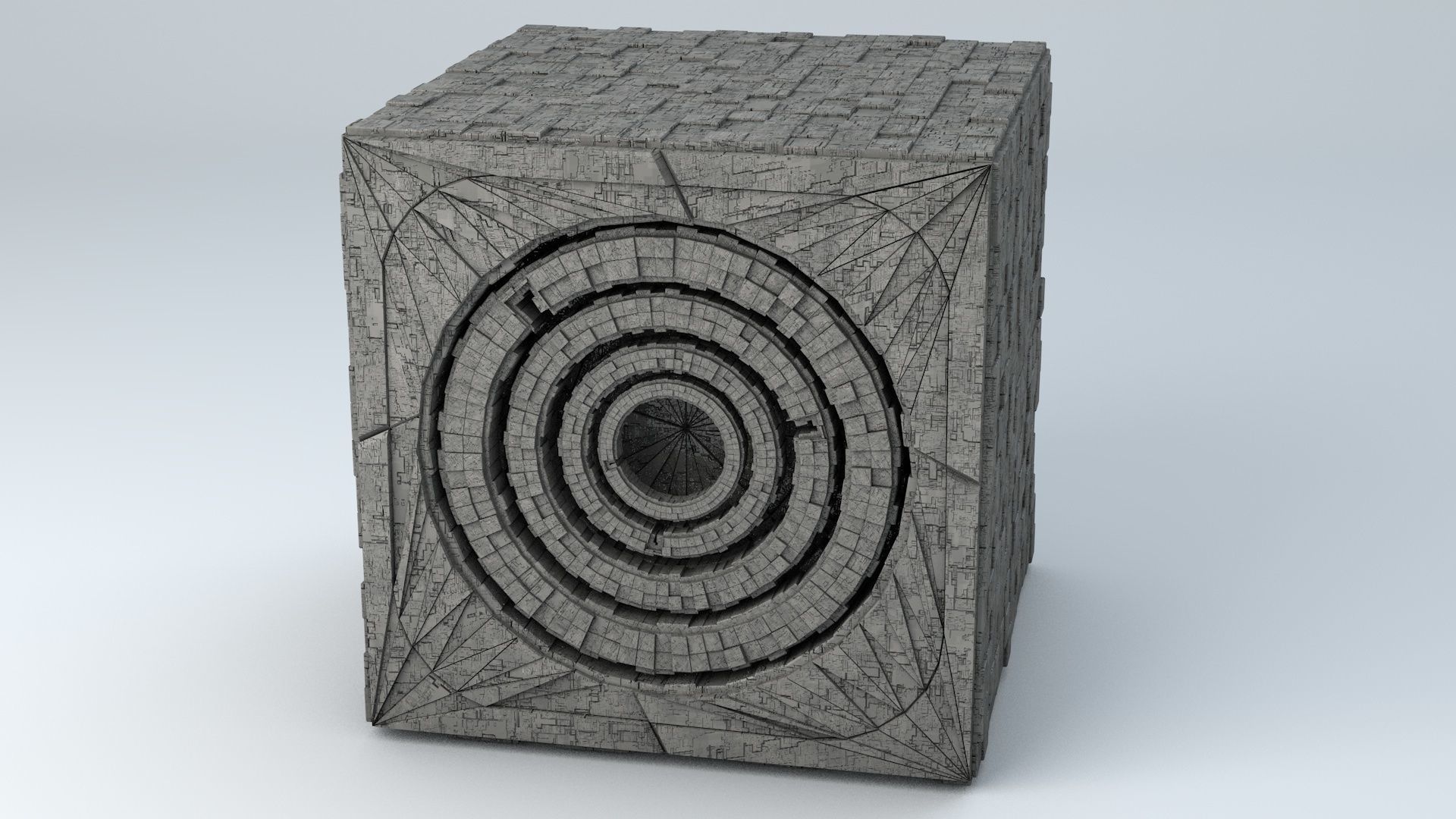 Sci-Fi Shapes The Keeper of the Key 3D model_5