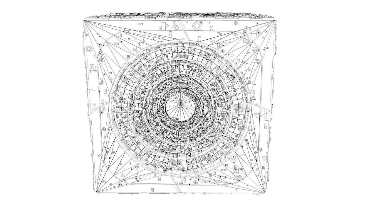 Sci-Fi Shapes The Keeper of the Key 3D model_12