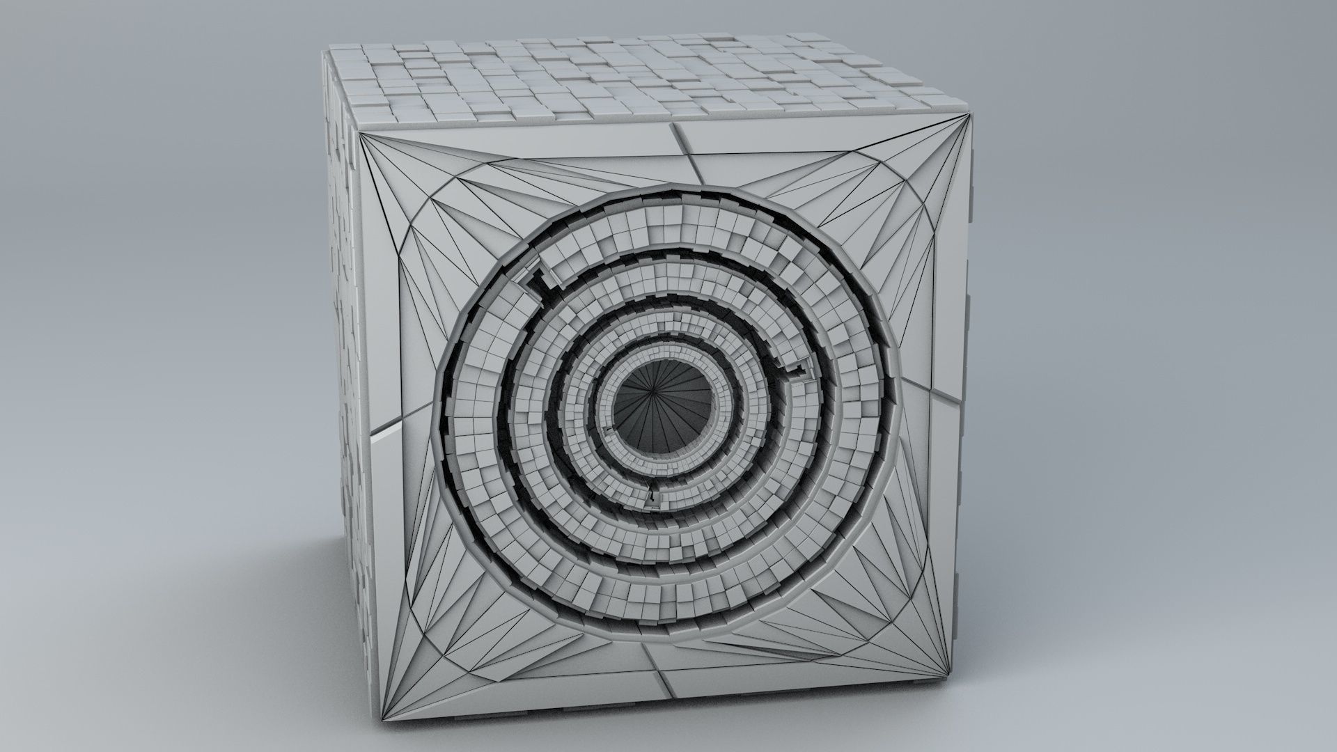 Sci-Fi Shapes The Keeper of the Key 3D model_8