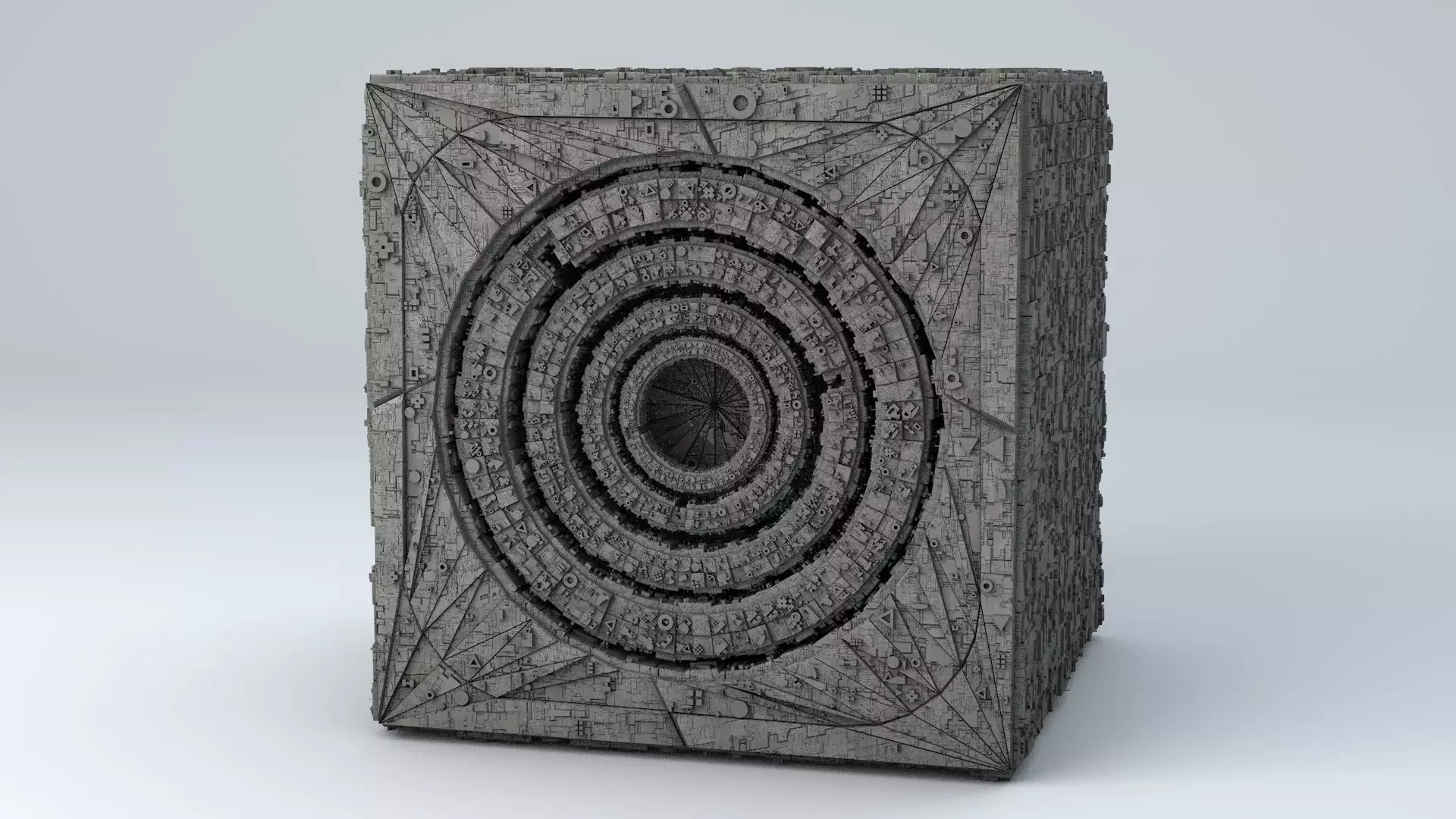 Sci-Fi Shapes The Keeper of the Key 3D model_0