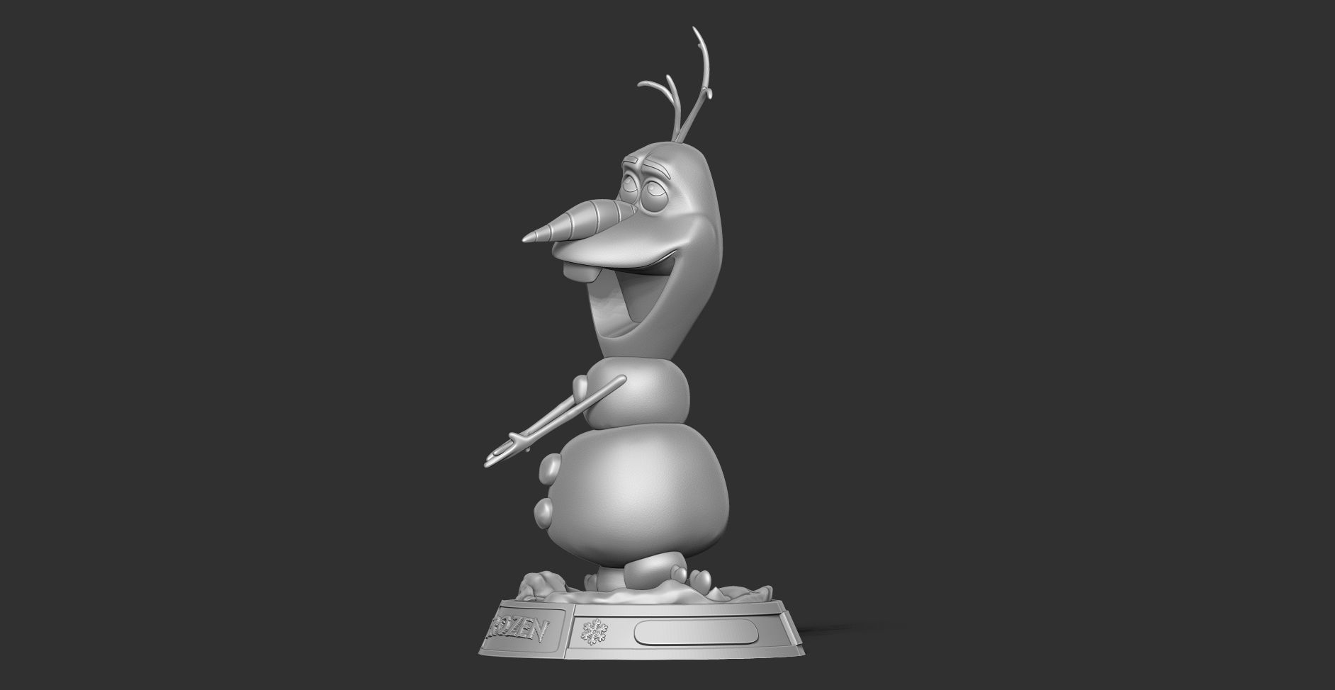 Olaf - Merry Christmas 3D print model_11