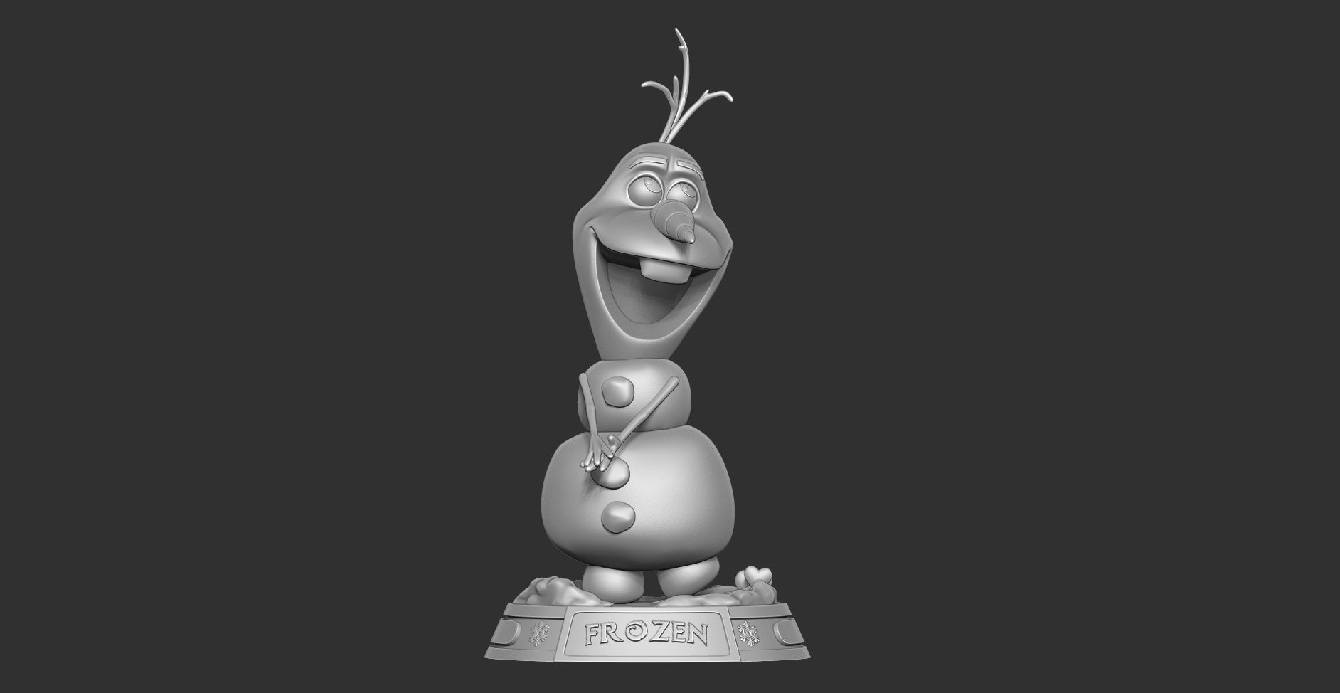 Olaf - Merry Christmas 3D print model_9
