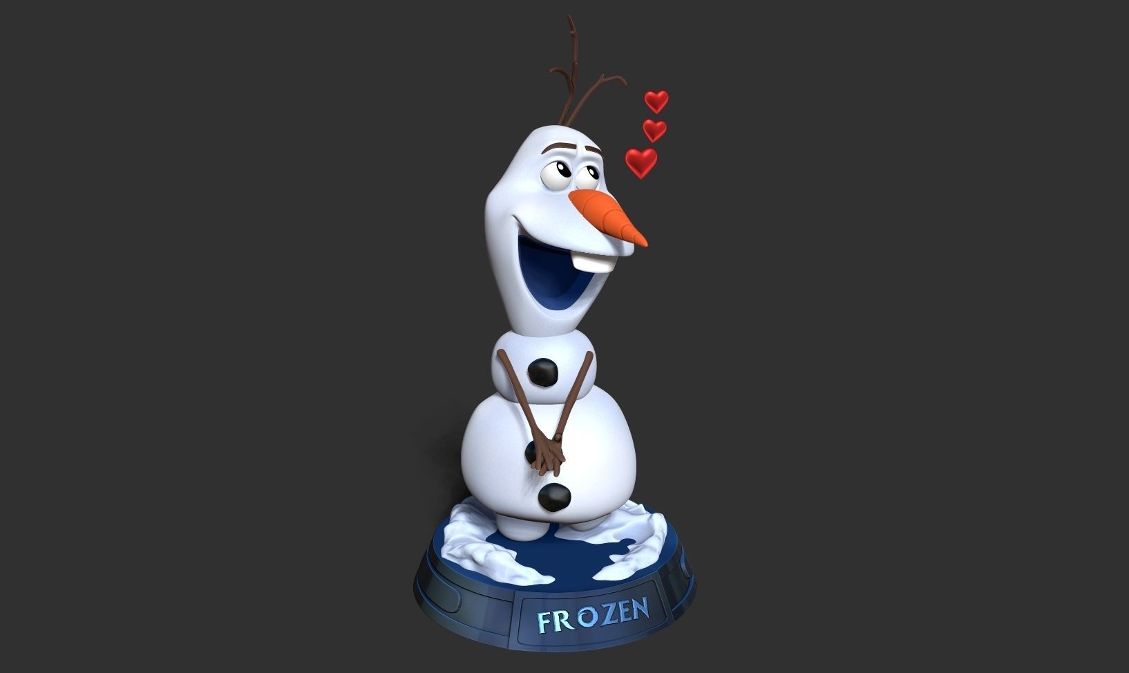 Olaf - Merry Christmas 3D print model_14