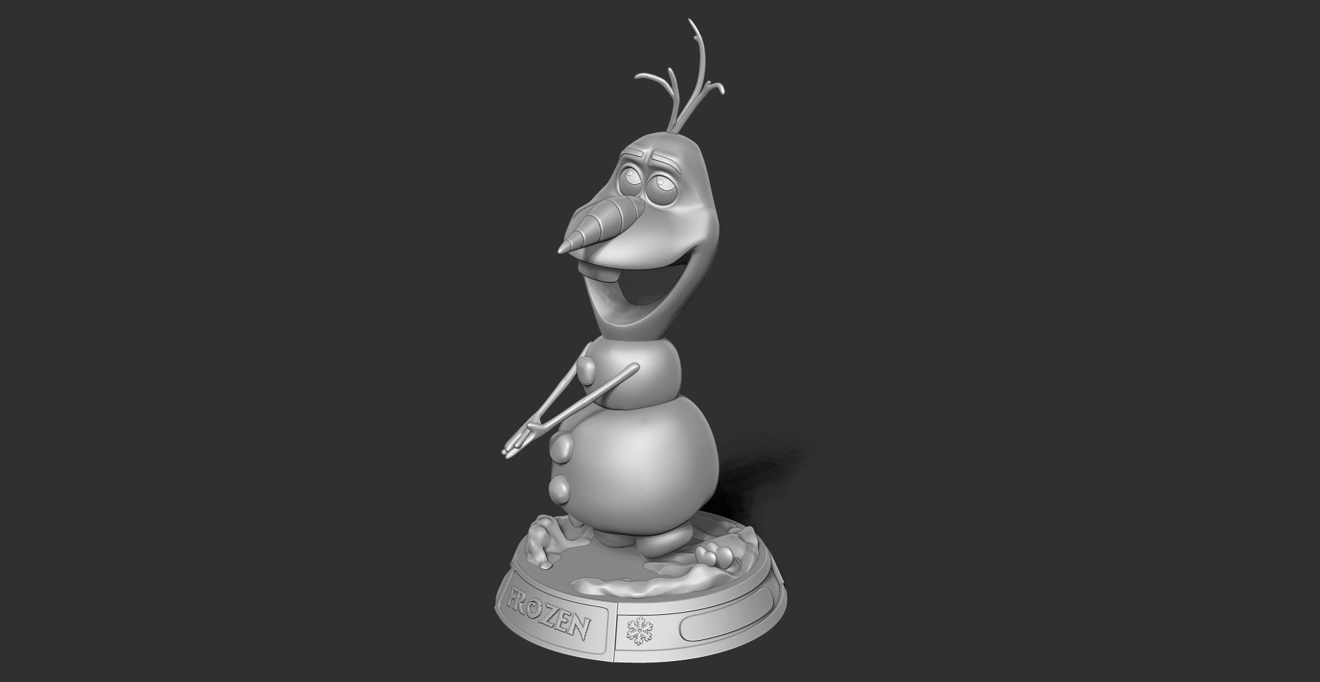 Olaf - Merry Christmas 3D print model_17