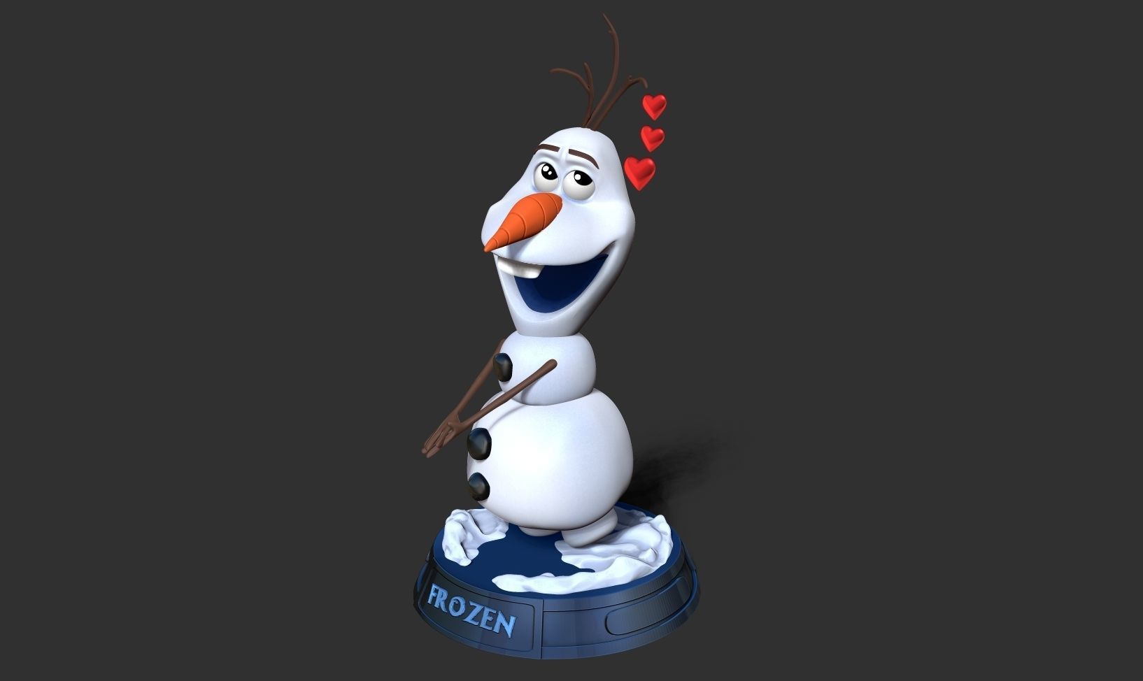 Olaf - Merry Christmas 3D print model_16