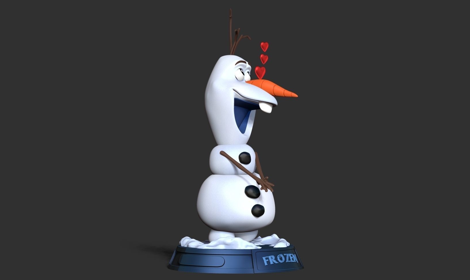 Olaf - Merry Christmas 3D print model_12