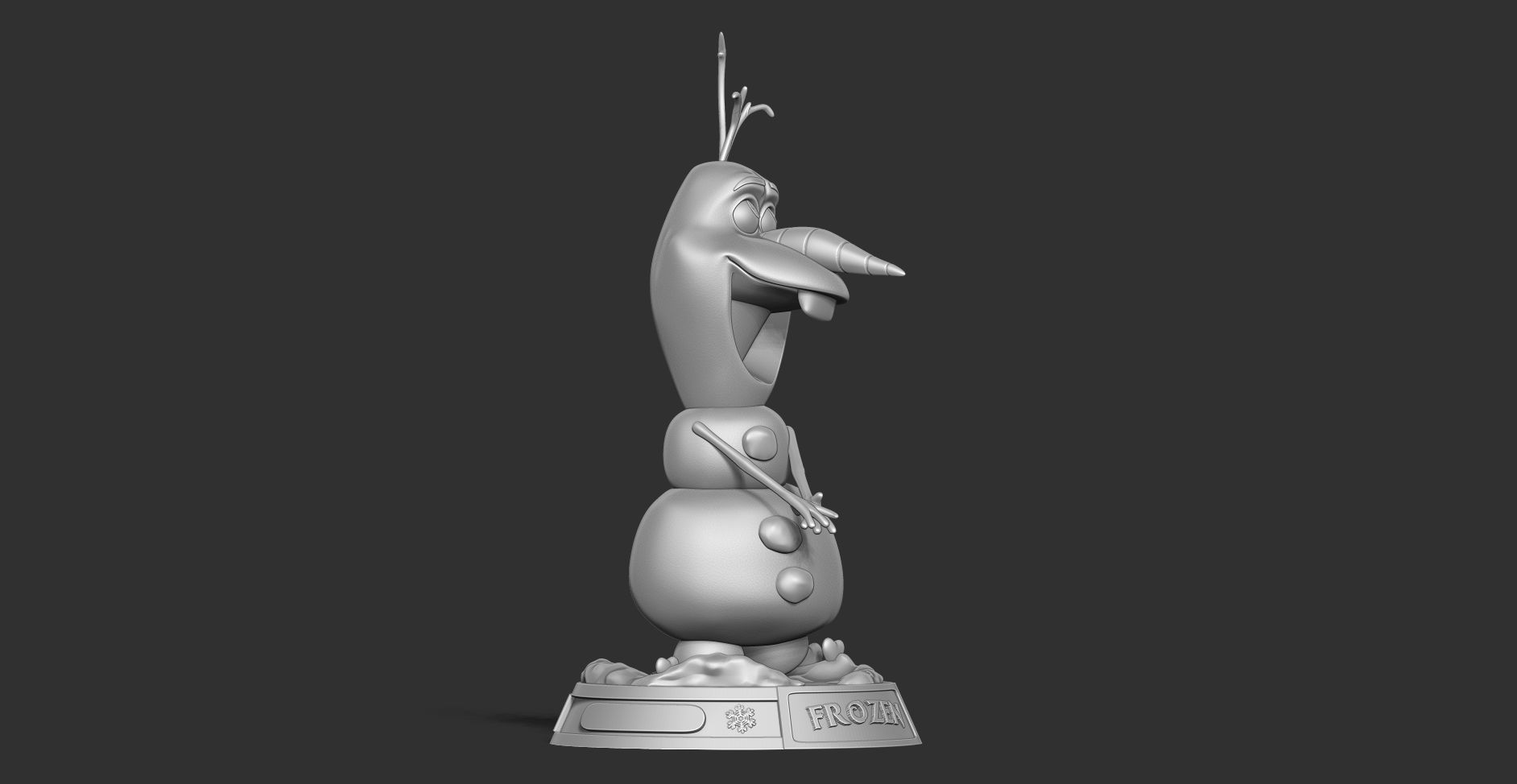 Olaf - Merry Christmas 3D print model_13