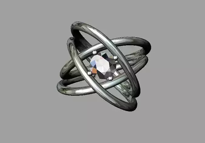 Diamond Cosmos Ring