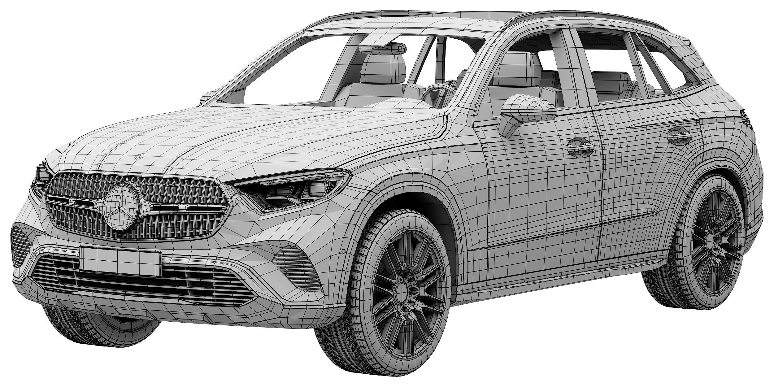Mercedes-Benz GLC 2023 3D model_13
