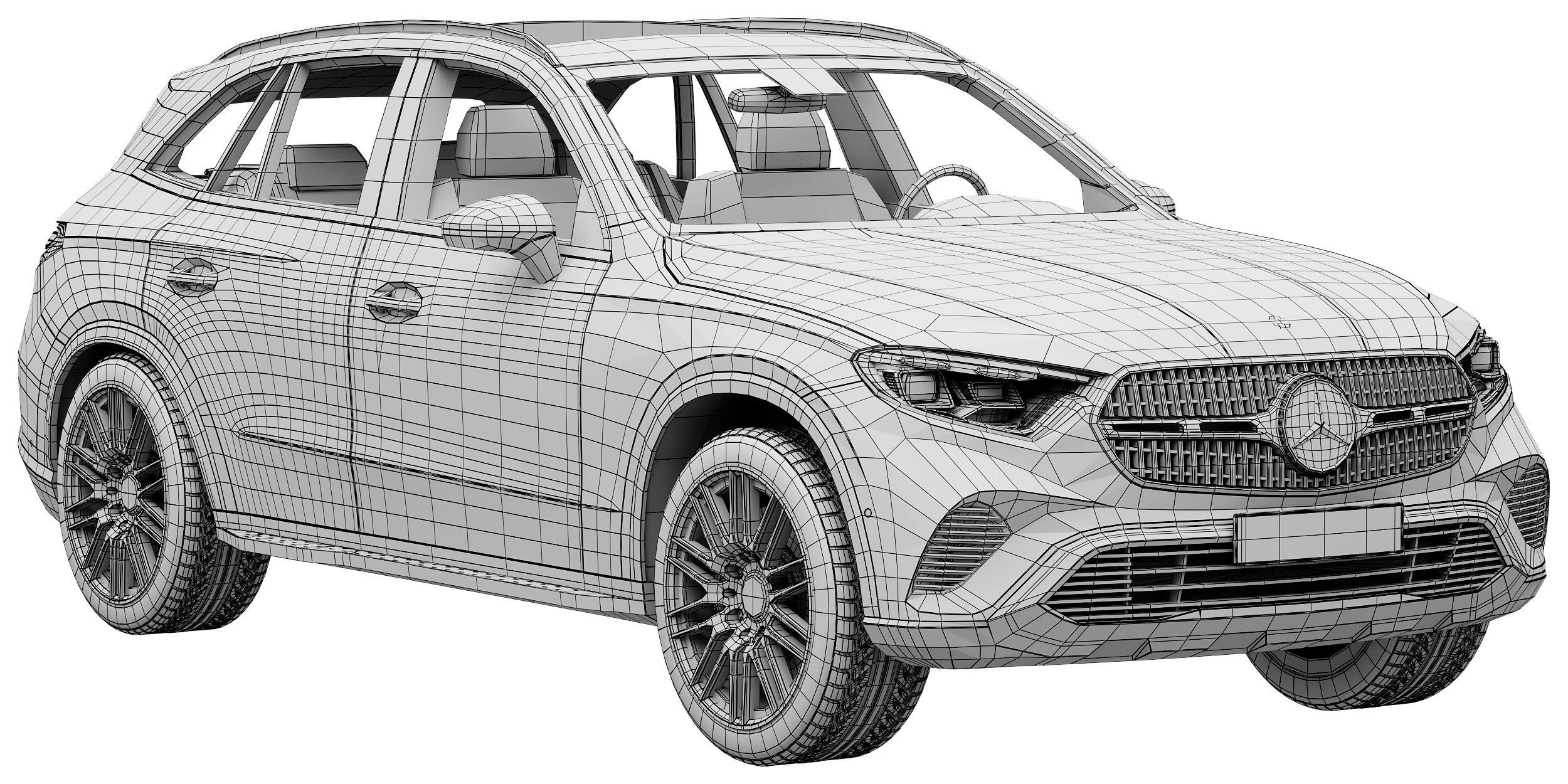 Mercedes-Benz GLC 2023 3D model_14