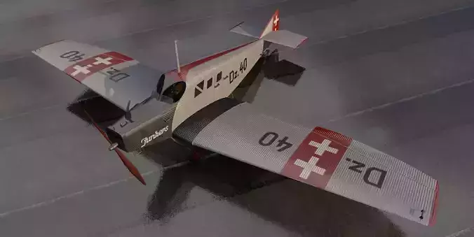 Junkers F-13 3D model
