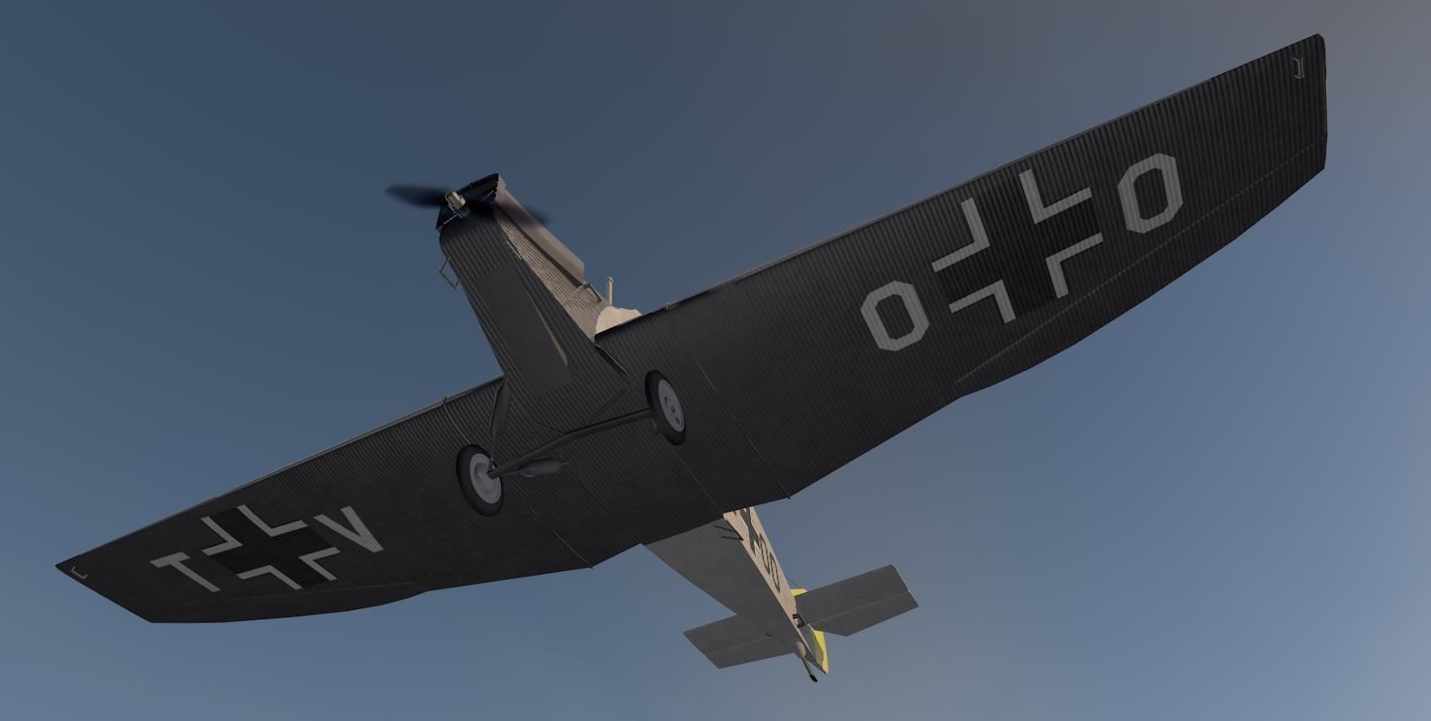 Junkers F-13 3D model_14