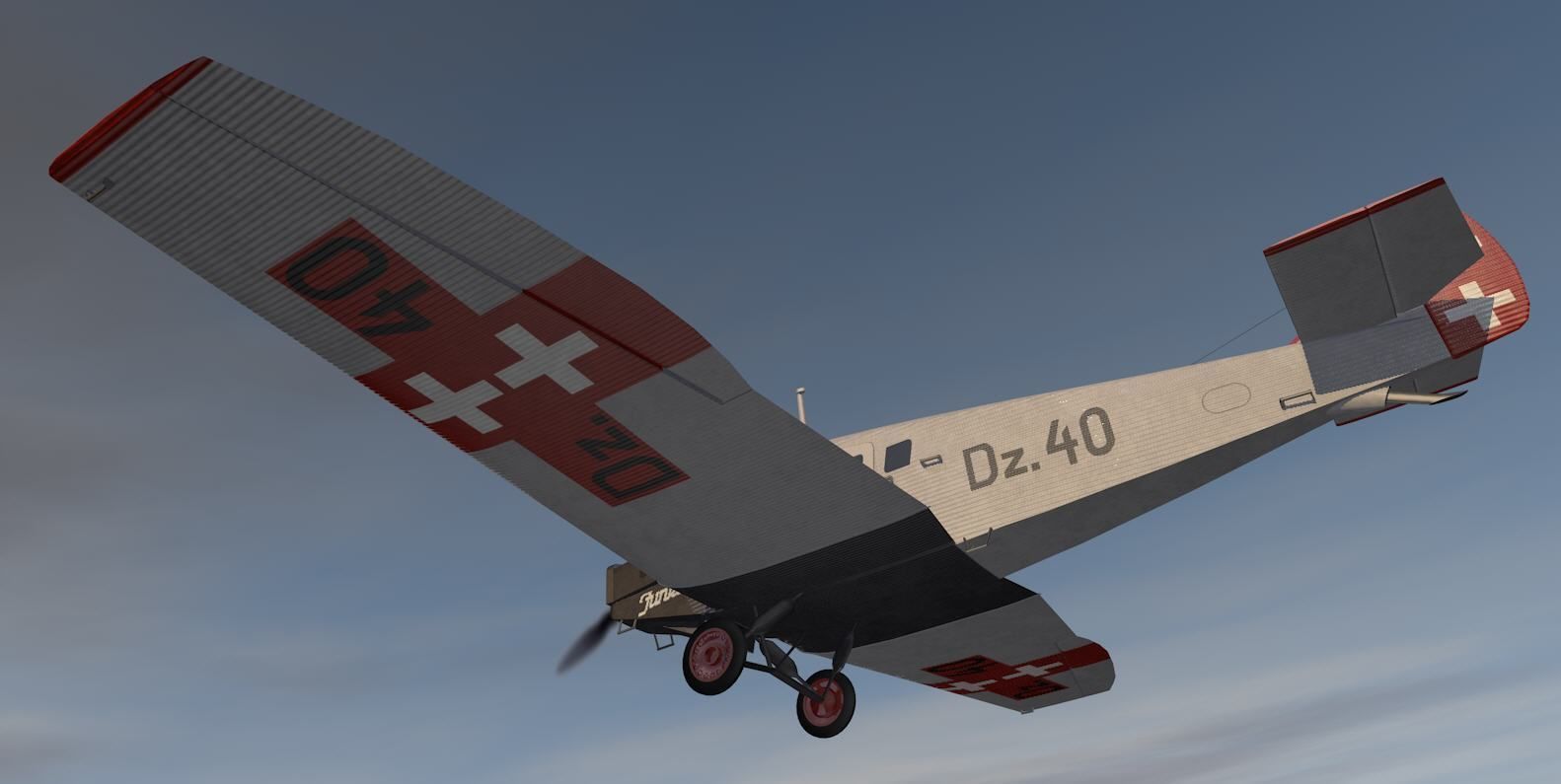 Junkers F-13 3D model_15