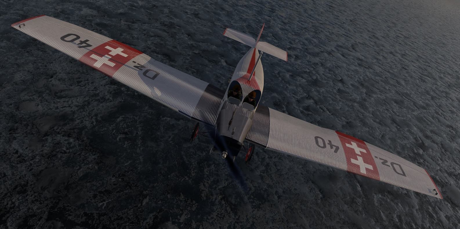 Junkers F-13 3D model_12