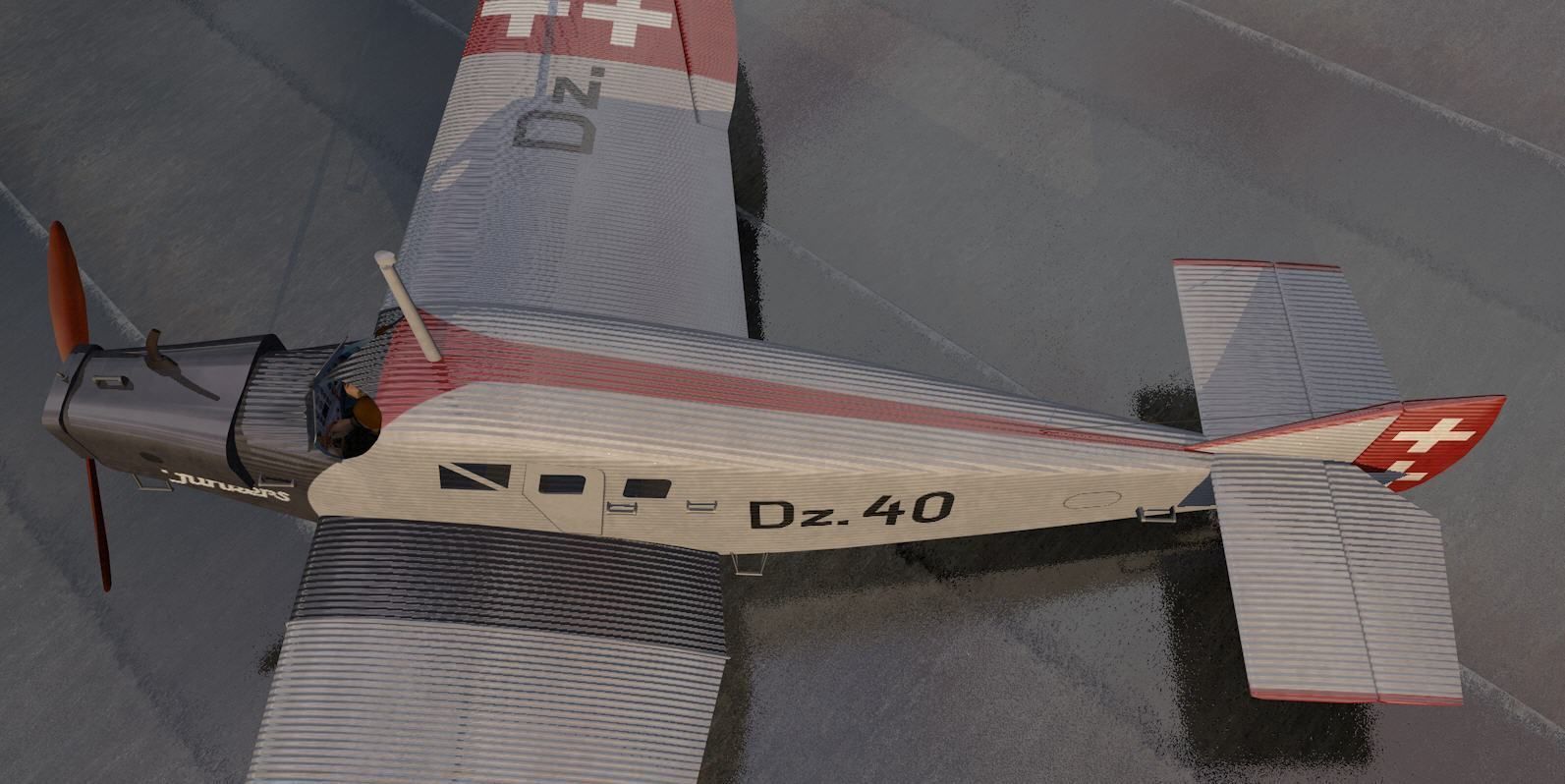 Junkers F-13 3D model_5