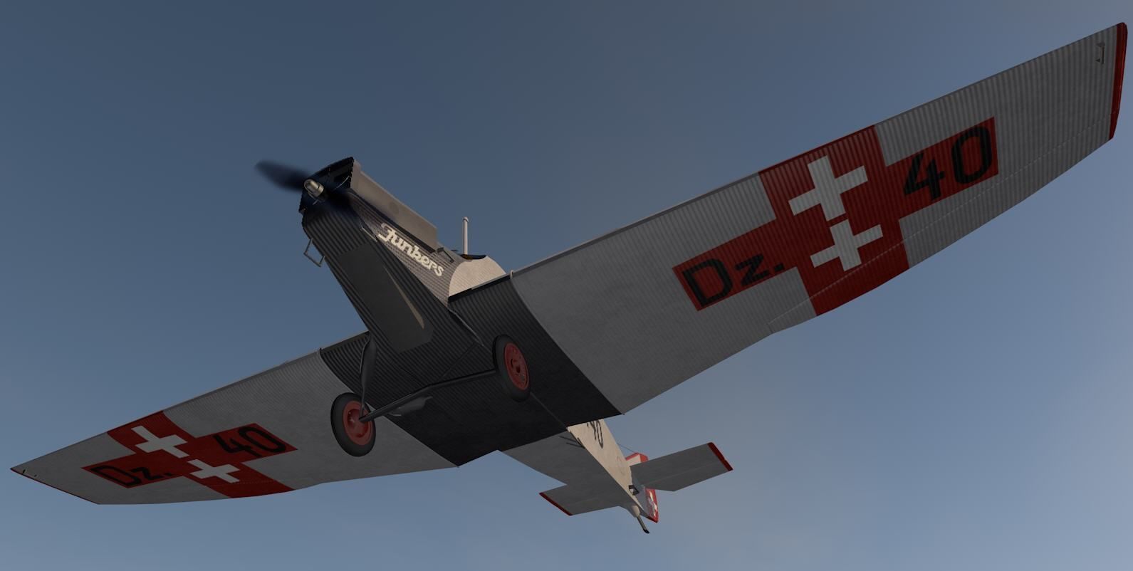 Junkers F-13 3D model_13