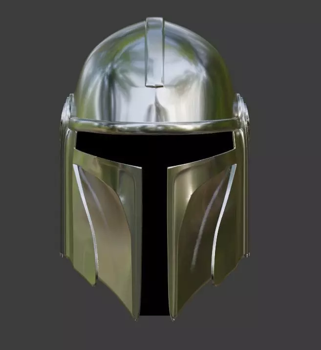 Mandalorian Helmet Alternative Design  3D model_0