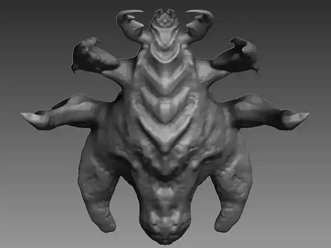 Highpoly Alien insect